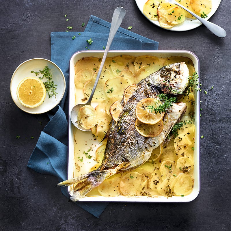 Daurade au citron et gingembre