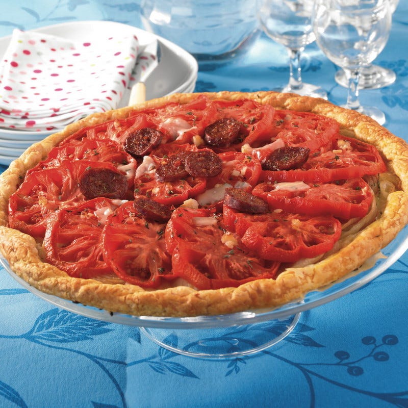 Photo de/du Tarte à la tomate et au chorizo par WW