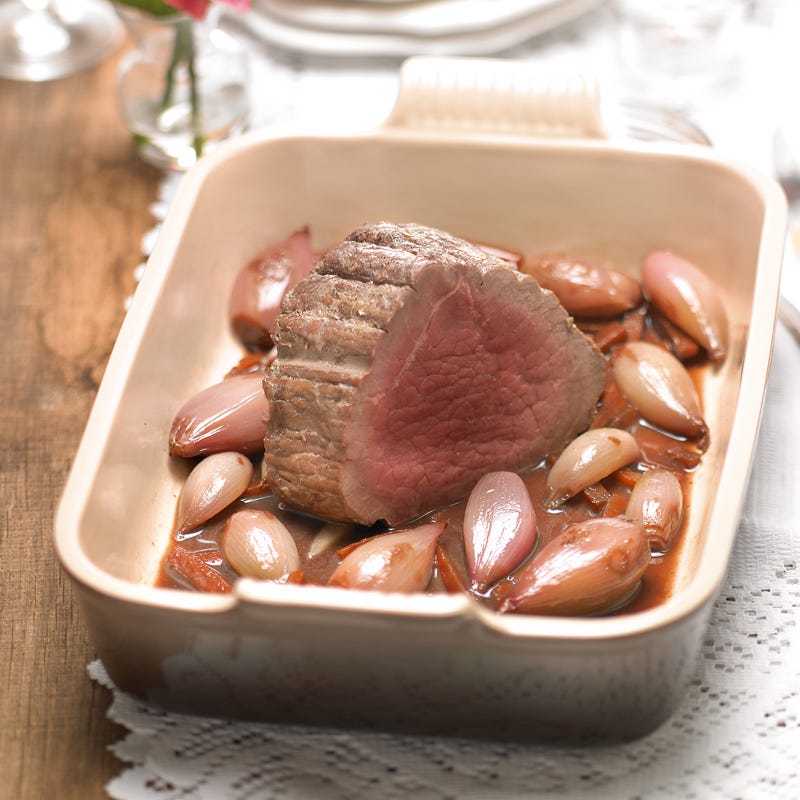 Photo de/du Filet de boeuf aux échalotes confites par WW