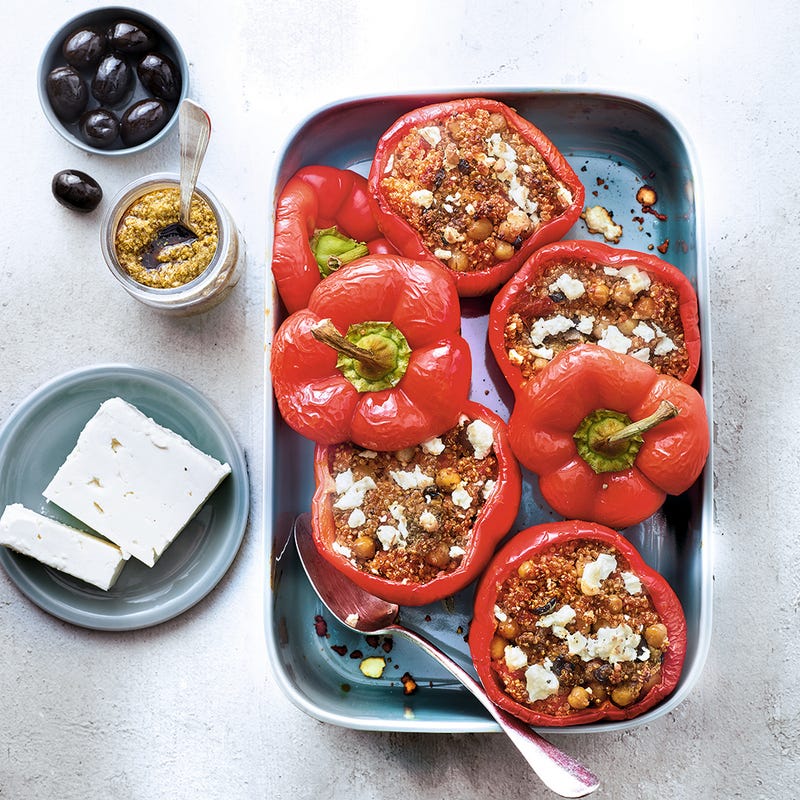 Poivrons farcis au quinoa