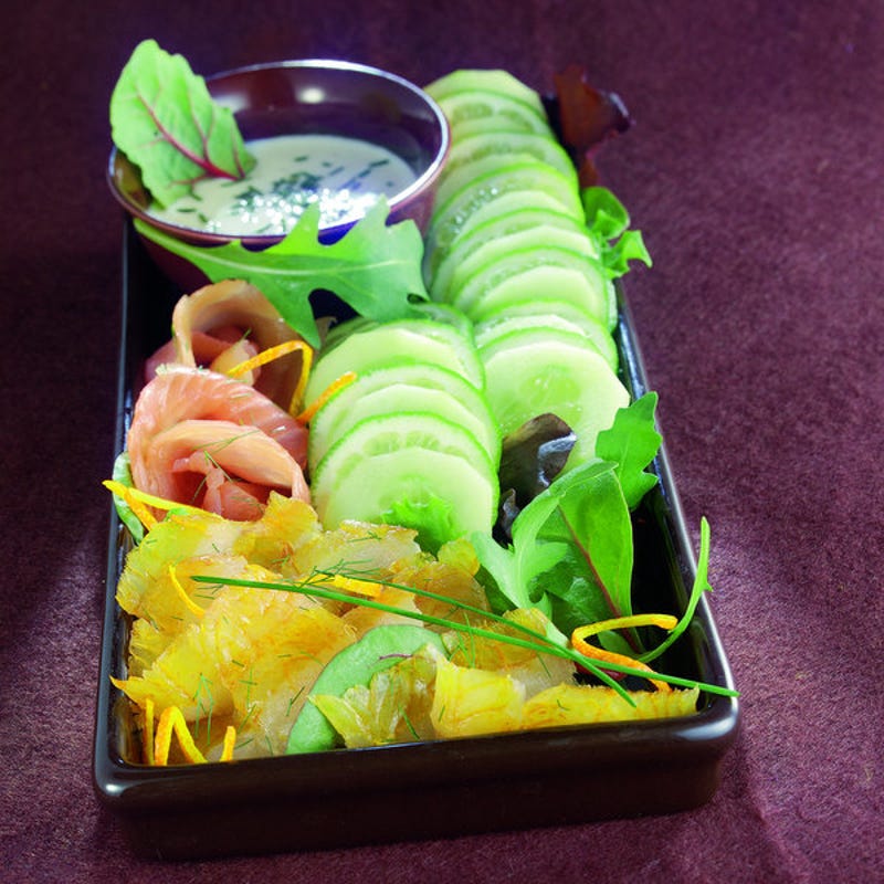 Photo de/du Salade au saumon fumé et haddock par WW