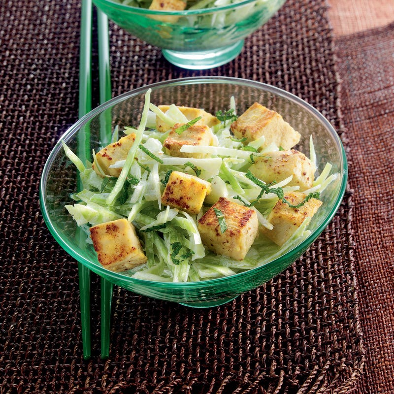 Photo de/du Émincé de chou aux dés de poulet grillé par WW