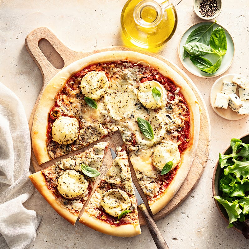 Pizza aux 4 fromages