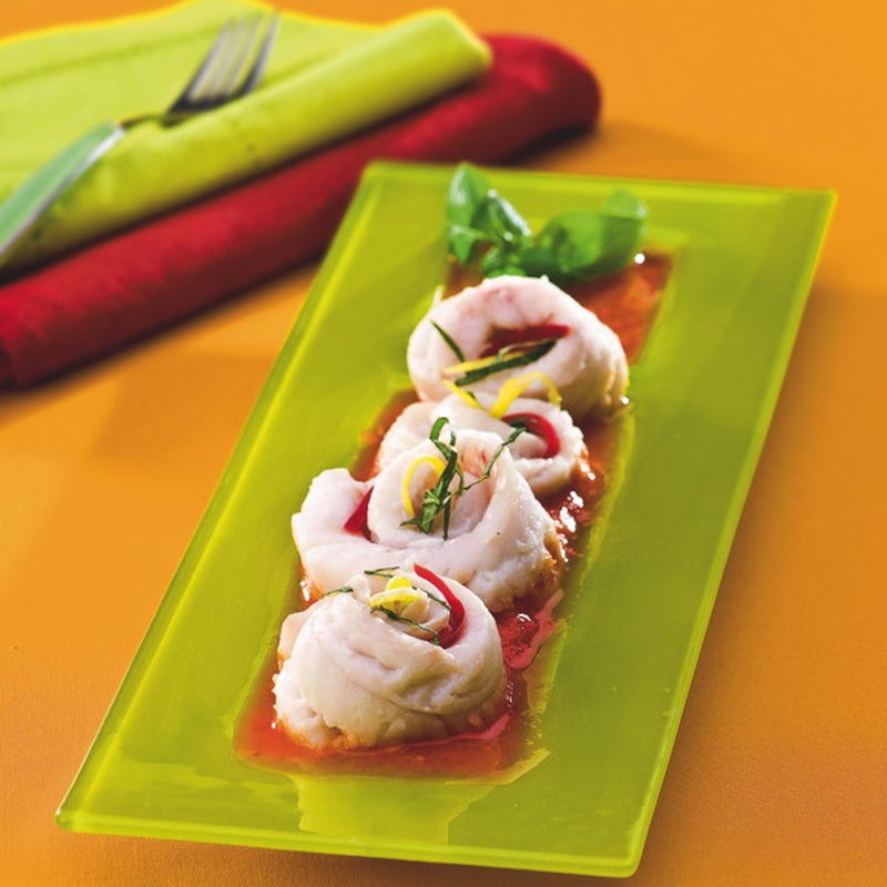 Photo de/du Rouleaux de sole à la purée de poivrons par WW