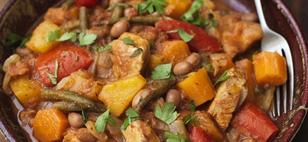 Ragoût de porc à la courge et aux légumes