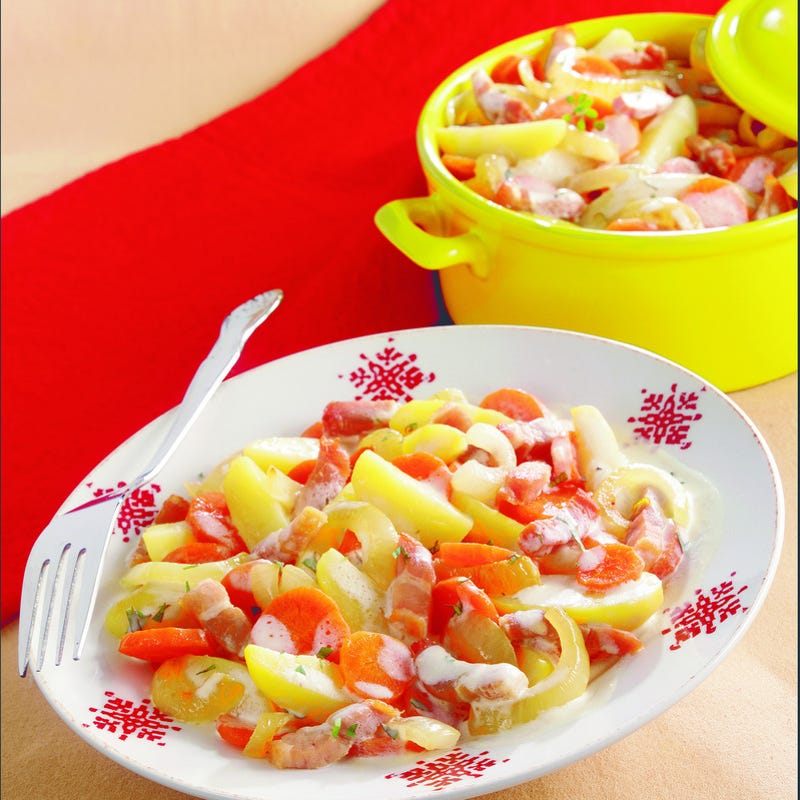 Photo de/du Ragoût de pommes de terre aux carottes par WW