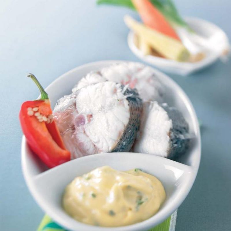 Photo de/du Poisson froid en aïoli léger par WW