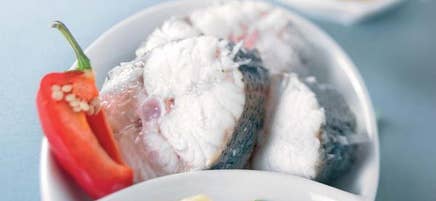 Poisson froid en aïoli léger