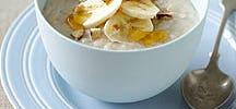 Porridge aux bananes et au miel