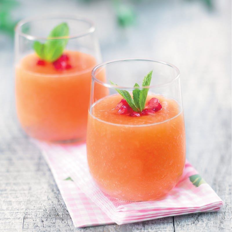 Photo de/du Soupe de melon grenade et citron vert par WW