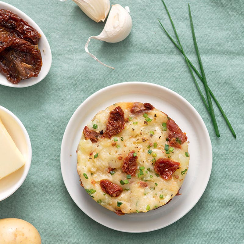 Photo de/du Mash de pomme de terre, ail et tomates séchées par WW