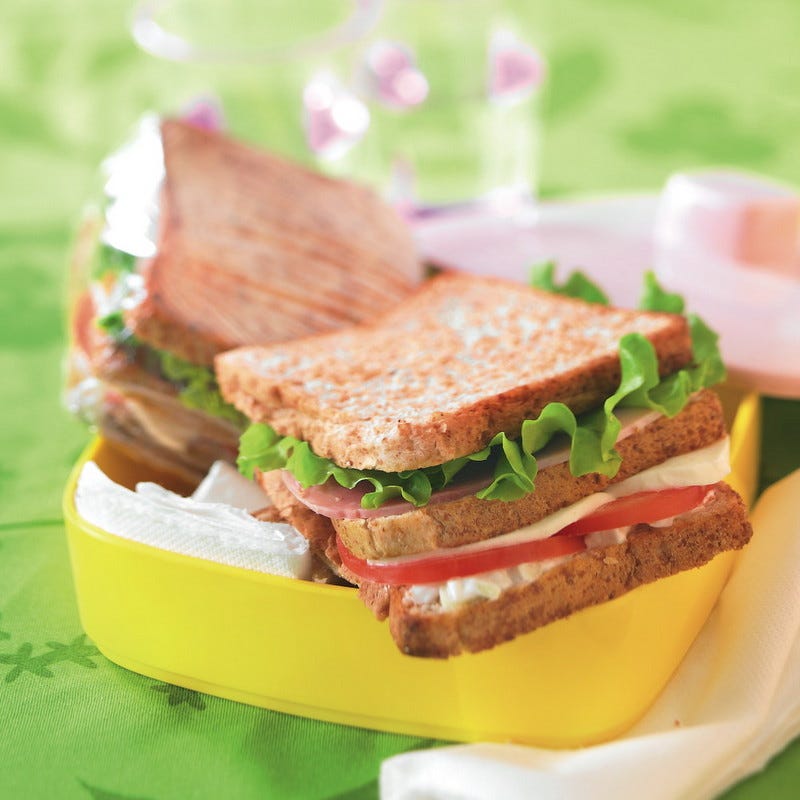 Photo de/du Club sandwich au jambon et crudités par WW