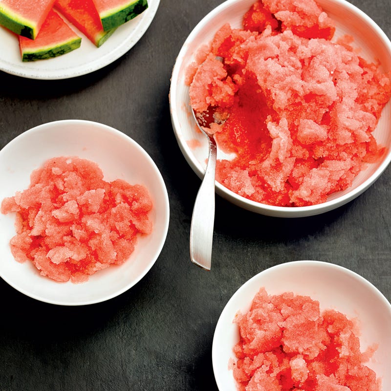 Sorbet à la pastèque