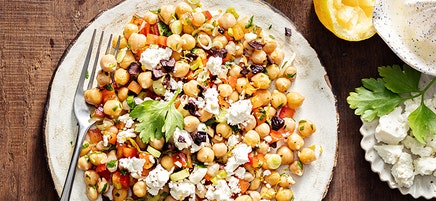 Salade de pois-chiches à la feta