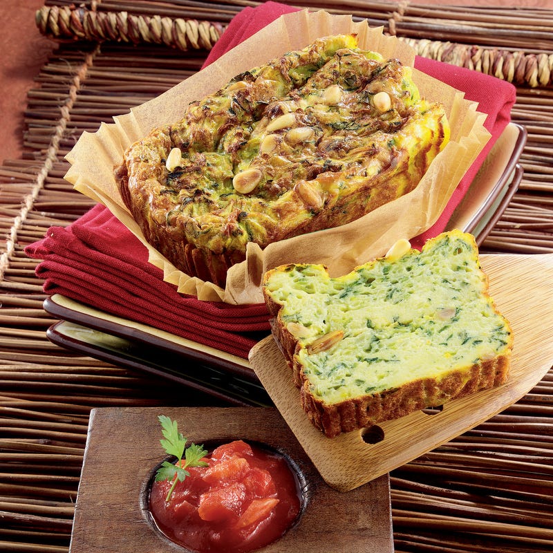 Photo de/du Cake aux courgettes et pignons par WW