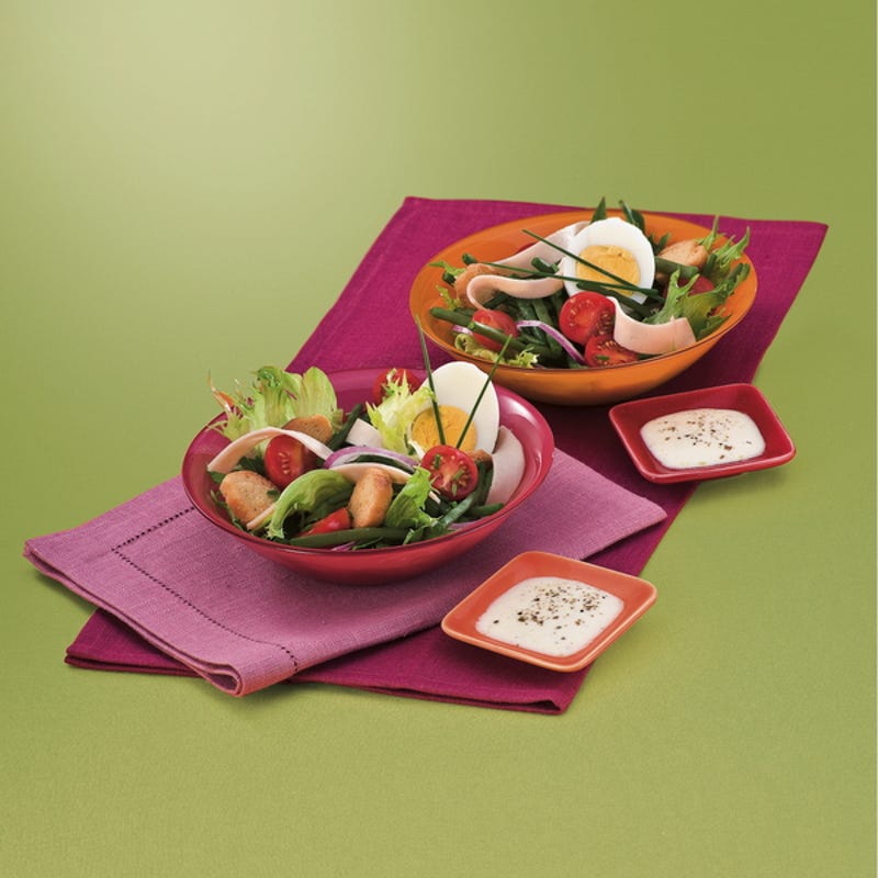 Photo de/du Salade variée et petits croûtons par WW