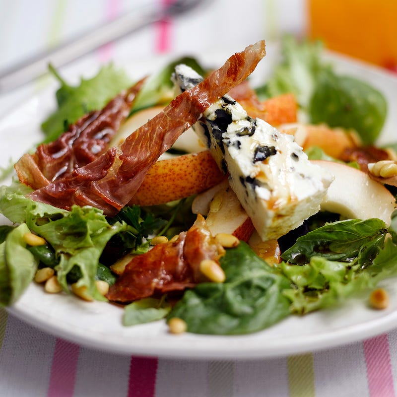 Photo de/du Salade à la poire et au roquefort par WW