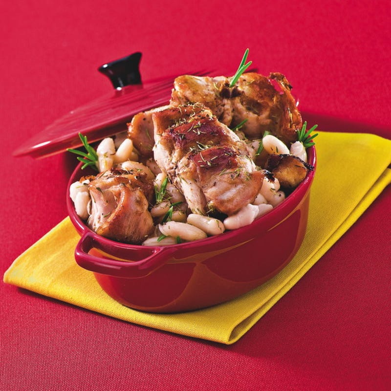 Lapin en cassoulet