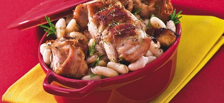 Lapin en cassoulet