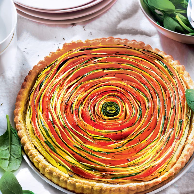 Photo de/du Tarte fleur aux légumes par WW