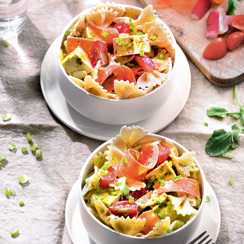 Photo de/du Salade de pâtes au tofu mariné par WW