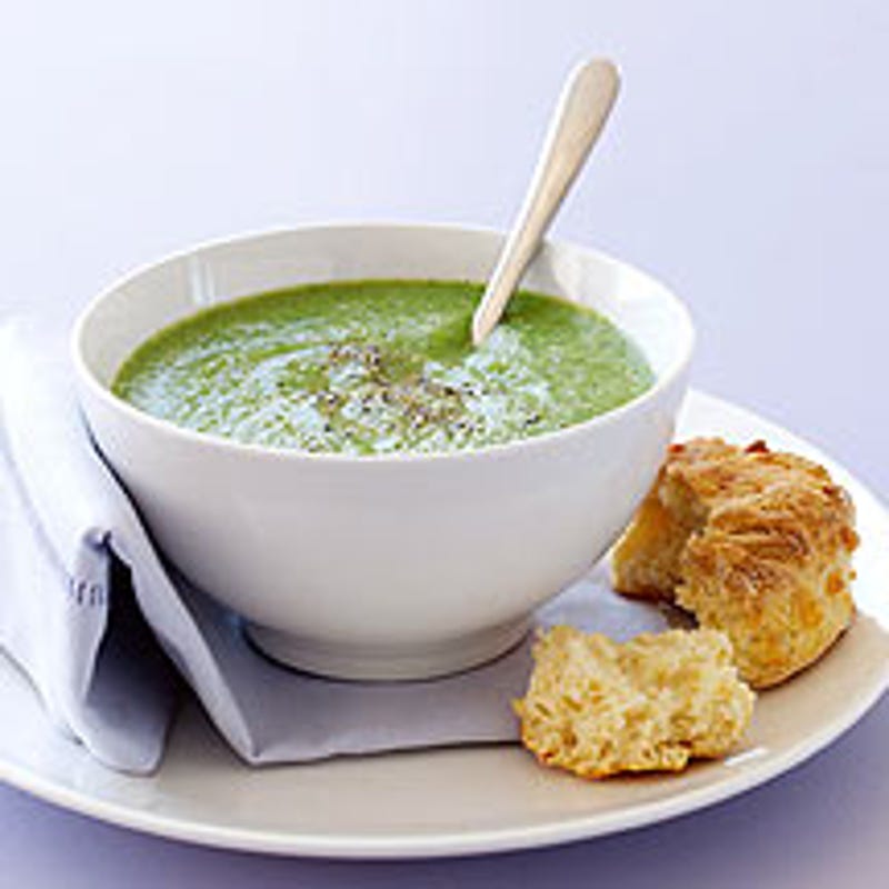 Photo de/du Soupe de courgettes et scones au fromage par WW