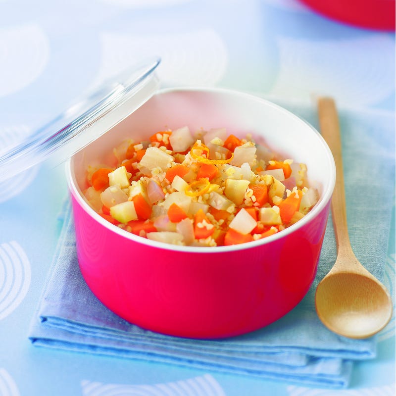 Photo de/du Boulgour à la verveine et aux légumes d'hiver façon taboulé par WW