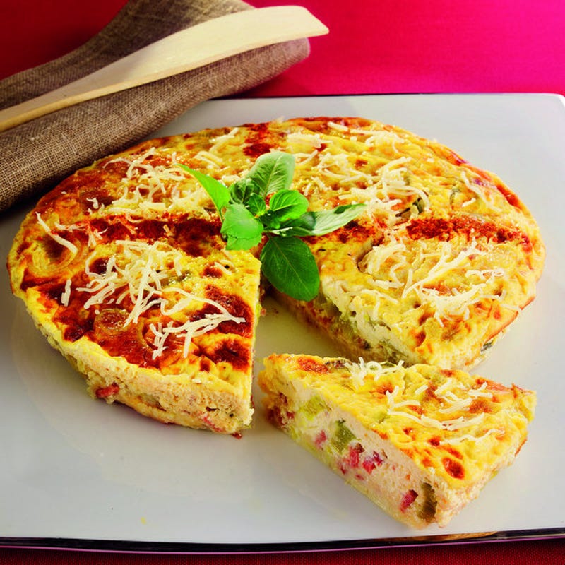 Photo de/du Quiche aux poireaux sans pâte par WW