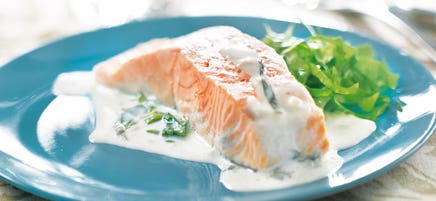 Pavé de saumon à l'oseille