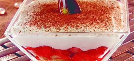 Tiramisu aux fraises