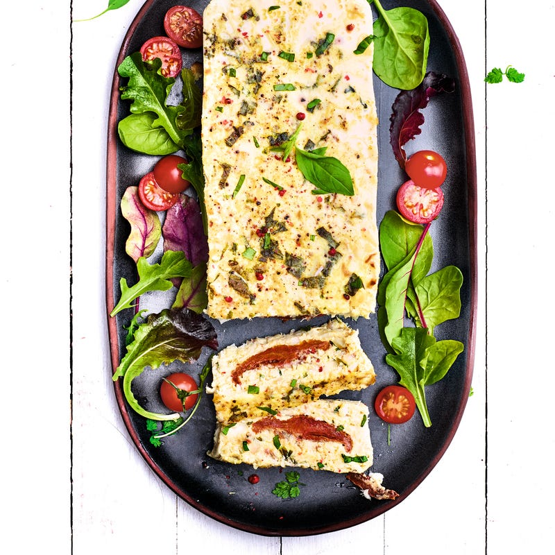 Terrine de poisson, aux tomates confites
