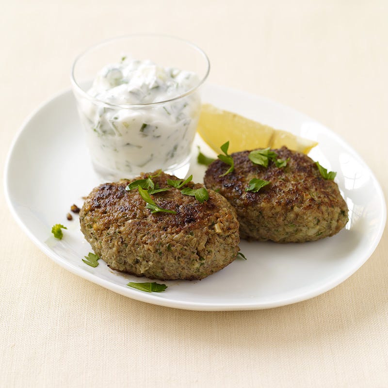 Photo de/du Kibbeh et sauce au yaourt par WW