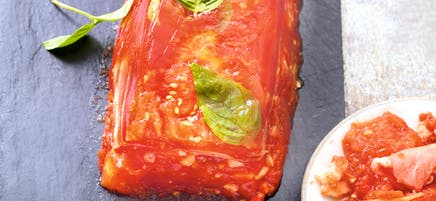 Terrine de tomate au basilic