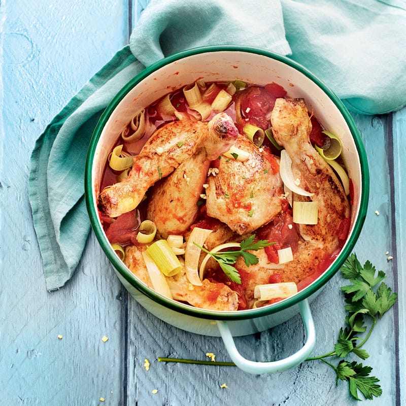 Photo de/du Cuisses de poulet aux petits légumes par WW