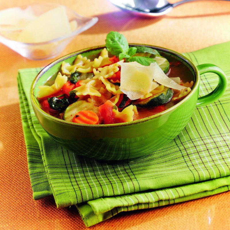 Photo de/du Soupe de légumes aux farfallines par WW