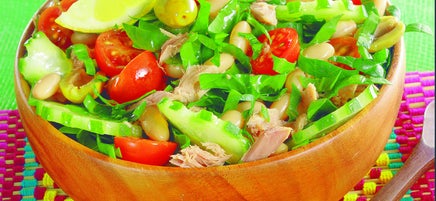 Salade thon tomates olives