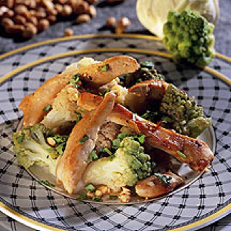 Photo de/du Poulet sauté aux deux choux par WW