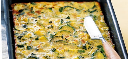 Tarte aux courgettes sans pâte