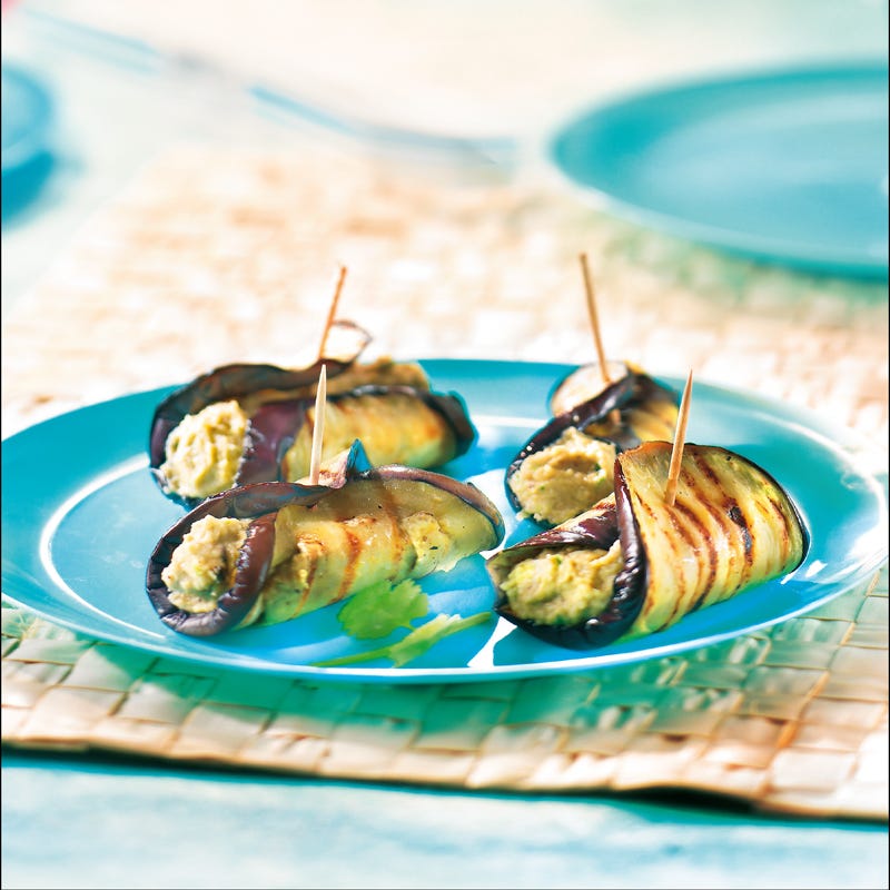 Photo de/du Aubergines grillées à l’houmous et au sésame par WW