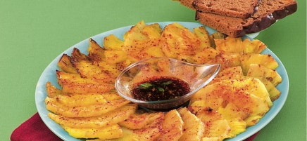 Plancha d'ananas au piment d'Espelette