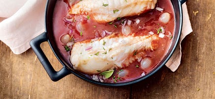 Matelote de lotte aux rattes