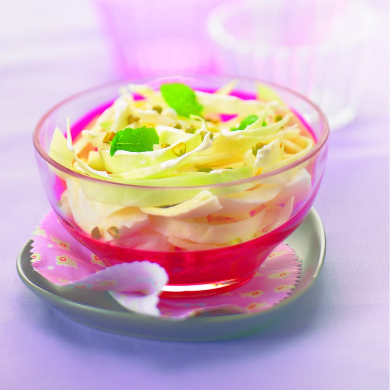 Photo de/du Salade de chou blanc, menthe et pistaches par WW