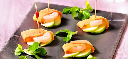 Bouchées de crevettes