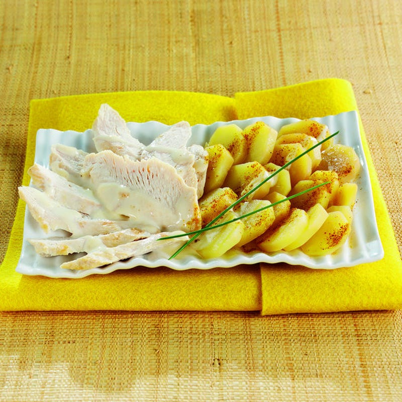 Photo de/du Escalopes, sauce cancoillotte par WW