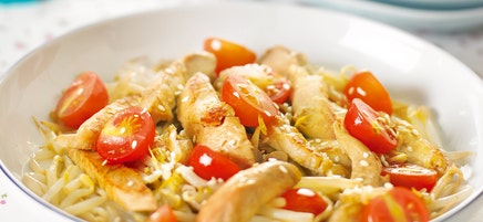 Sauté de poulet aux deux sojas