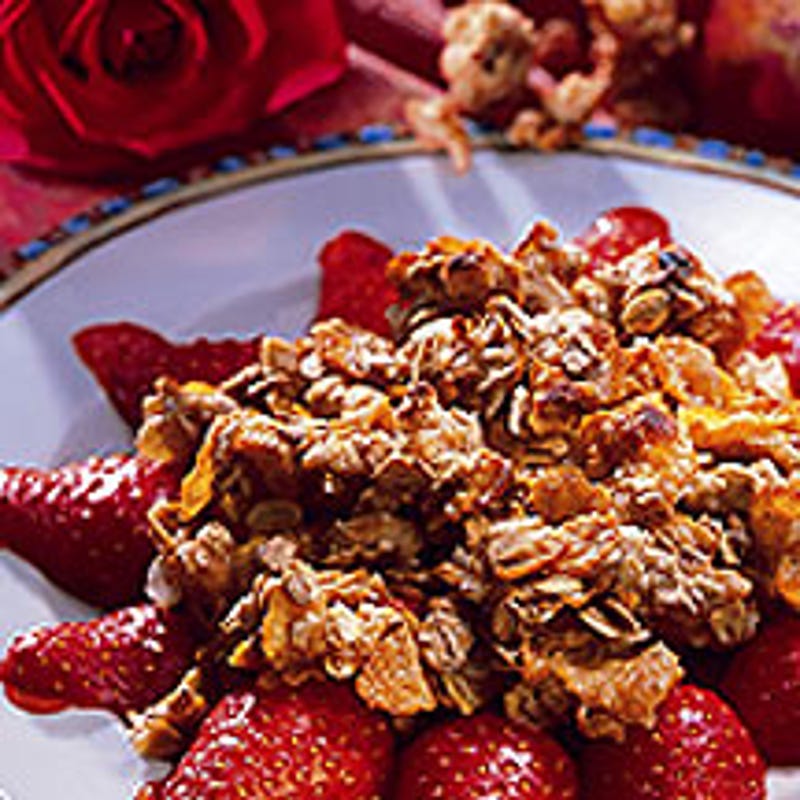 Photo de/du Crumble aux fraises par WW