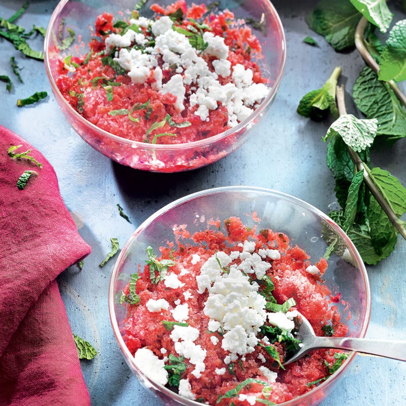 Photo de/du Granité de pastèque menthe feta par WW