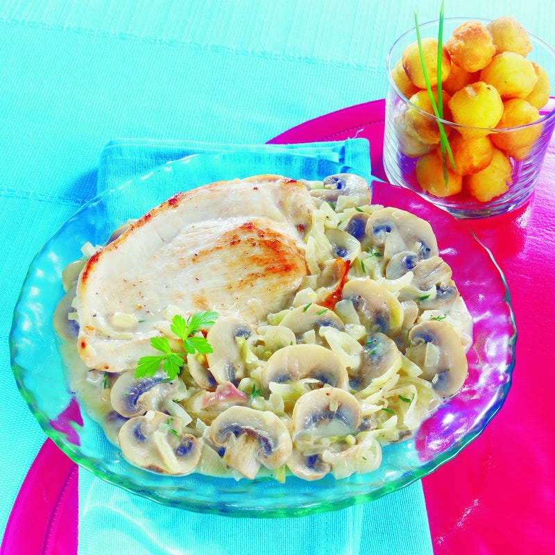 Photo de/du Escalopes charentaises à la crème d'échalote par WW