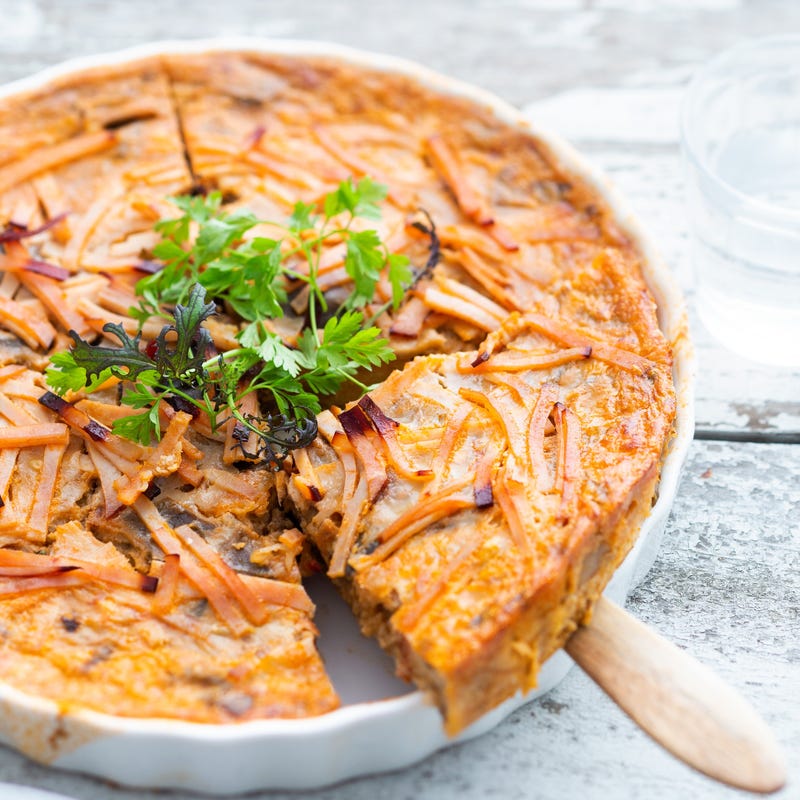 Quiche sans pâte à la ratatouille