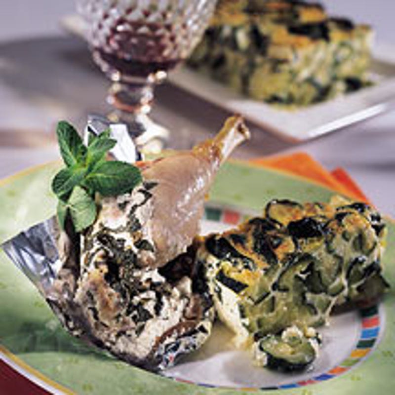 Photo de/du Papillote de pintade à la menthe par WW